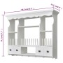 Mueble de pared para cocina de madera blanco de vidaXL, Armarios de cocina - Ref: Foro24-241372, Precio: 213,43 €, Descuento: %
