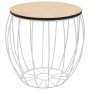 Set of 3 coffee tables made of poplar plywood and iron. by vidaXL, Coffee table - Ref: Foro24-246837, Price: 75,49 €, Discoun...
