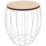 Set of 3 coffee tables made of poplar plywood and iron. by vidaXL, Coffee table - Ref: Foro24-246837, Price: 74,25 €, Discoun...