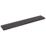 Estante pared madera roble tratada marrón oscuro 180x30x(2-6)cm von vidaXL, Regale und Regale - Ref: Foro24-363837, Preis: 56...