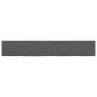 Estante pared madera roble tratada marrón oscuro 180x30x(2-6)cm von vidaXL, Regale und Regale - Ref: Foro24-363837, Preis: 56...