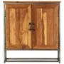 Recycled teak and steel sideboard 65x30x70 cm by vidaXL, Sideboards - Ref: Foro24-246279, Price: 205,93 €, Discount: %