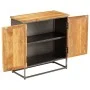 Recycled teak and steel sideboard 65x30x70 cm by vidaXL, Sideboards - Ref: Foro24-246279, Price: 205,93 €, Discount: %