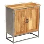 Recycled teak and steel sideboard 65x30x70 cm by vidaXL, Sideboards - Ref: Foro24-246279, Price: 205,93 €, Discount: %