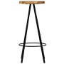 Küchenbarhocker 4 Einheiten aus massivem Mangoholz von vidaXL, Küchenhocker - Ref: Foro24-246239, Preis: 272,15 €, Rabatt: %