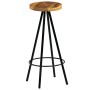 Küchenbarhocker 4 Einheiten aus massivem Mangoholz von vidaXL, Küchenhocker - Ref: Foro24-246239, Preis: 272,15 €, Rabatt: %