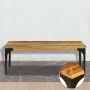 Recycled solid wood coffee table 100x60x35 cm by vidaXL, Coffee table - Ref: Foro24-247322, Price: 95,23 €, Discount: %