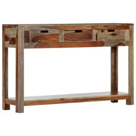 Console table with 3 drawers solid sheesham wood 120x30x75cm by vidaXL, Side tables - Ref: Foro24-247753, Price: 217,57 €, Di...