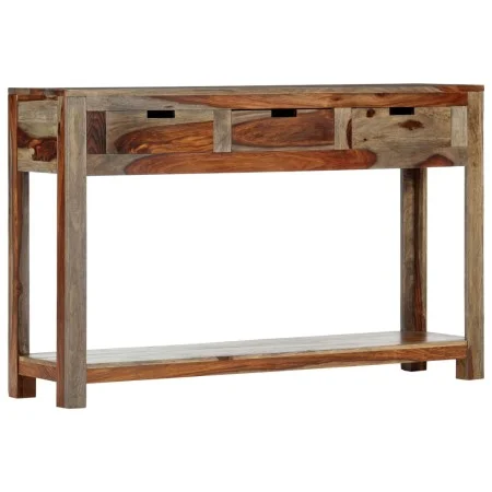 Console table with 3 drawers solid sheesham wood 120x30x75cm by vidaXL, Side tables - Ref: Foro24-247753, Price: 217,57 €, Di...