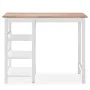 Hoher Küchentisch Set 3-teilig MDF weiß von vidaXL, Möbelsets für Küchen und Esszimmer - Ref: Foro24-245364, Preis: 268,86 €,...