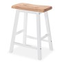 Hoher Küchentisch Set 3-teilig MDF weiß von vidaXL, Möbelsets für Küchen und Esszimmer - Ref: Foro24-245364, Preis: 273,84 €,...