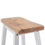 Hoher Küchentisch Set 3-teilig MDF weiß von vidaXL, Möbelsets für Küchen und Esszimmer - Ref: Foro24-245364, Preis: 273,84 €,...