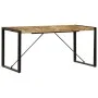 Mesa de comedor 160x80x75 cm madera maciza de mango de vidaXL, Mesas de cocina y de comedor - Ref: Foro24-247417, Precio: 324...