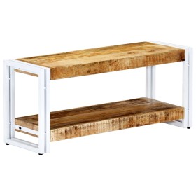 Mueble para TV de madera maciza de mango 90x30x40 cm de vidaXL, Muebles TV - Ref: Foro24-247824, Precio: 103,67 €, Descuento: %