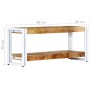 Mueble para TV de madera maciza de mango 90x30x40 cm de vidaXL, Muebles TV - Ref: Foro24-247824, Precio: 103,47 €, Descuento: %