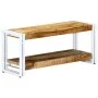 TV-Schrank aus massivem Mangoholz, 90 x 30 x 40 cm von vidaXL, TV-Möbel - Ref: Foro24-247824, Preis: 87,48 €, Rabatt: %