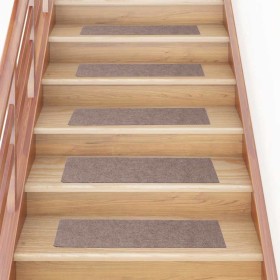 Felpudos autoadhesivos para escaleras, 15 unidades, 76 x 20 cm