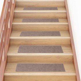 Felpudos autoadhesivos para escaleras, 15 unidades, 76 x 20 cm