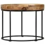 Mesa de centro de madera maciza de mango y acero 50x40 cm de vidaXL, Mesas de centro - Ref: Foro24-246672, Precio: 104,36 €, ...