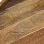 Mesa de centro de madera maciza de mango y acero 50x40 cm de vidaXL, Mesas de centro - Ref: Foro24-246672, Precio: 104,36 €, ...