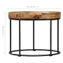 Mesa de centro de madera maciza de mango y acero 50x40 cm de vidaXL, Mesas de centro - Ref: Foro24-246672, Precio: 104,36 €, ...