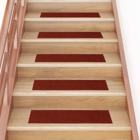 Felpudos autoadhesivos para escaleras, 15 unidades, 76 x 20 cm
