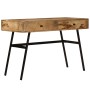 Schreibtisch mit Schubladen aus massivem Mangoholz 110x50x76 cm von vidaXL, Schreibtische - Ref: Foro24-246718, Preis: 237,74...