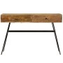 Schreibtisch mit Schubladen aus massivem Mangoholz 110x50x76 cm von vidaXL, Schreibtische - Ref: Foro24-246718, Preis: 237,74...
