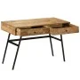 Desk with drawers solid mango wood 110x50x76 cm by vidaXL, Desks - Ref: Foro24-246718, Price: 232,22 €, Discount: %
