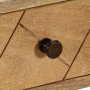 Schreibtisch mit Schubladen aus massivem Mangoholz 110x50x76 cm von vidaXL, Schreibtische - Ref: Foro24-246718, Preis: 237,74...