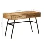 Desk with drawers solid mango wood 110x50x76 cm by vidaXL, Desks - Ref: Foro24-246718, Price: 232,22 €, Discount: %