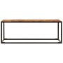 Mesa de centro madera maciza de acacia y acero 110x60x40 cm de vidaXL, Mesas de centro - Ref: Foro24-246678, Precio: 106,30 €...