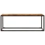 Solid acacia wood and steel coffee table 110x60x40 cm by vidaXL, Coffee table - Ref: Foro24-246678, Price: 117,09 €, Discount: %