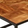 Solid acacia wood and steel coffee table 110x60x40 cm by vidaXL, Coffee table - Ref: Foro24-246678, Price: 117,09 €, Discount: %