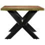 Recycled solid wood dining table 200x100x75 cm by vidaXL, Kitchen and dining tables - Ref: Foro24-247429, Price: 476,91 €, Di...