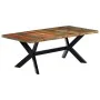 Esstisch aus recyceltem Massivholz, 200 x 100 x 75 cm von vidaXL, Küchen- und Esstische - Ref: Foro24-247429, Preis: 485,96 €...