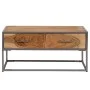 Mesa de centro de madera maciza de acacia 75x75x35 cm de vidaXL, Mesas de centro - Ref: Foro24-247585, Precio: 186,93 €, Desc...