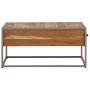Mesa de centro de madera maciza de acacia 75x75x35 cm de vidaXL, Mesas de centro - Ref: Foro24-247585, Precio: 155,17 €, Desc...