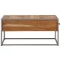 Mesa de centro de madera maciza de acacia 75x75x35 cm de vidaXL, Mesas de centro - Ref: Foro24-247585, Precio: 186,93 €, Desc...
