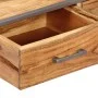 Mesa de centro de madera maciza de acacia 75x75x35 cm de vidaXL, Mesas de centro - Ref: Foro24-247585, Precio: 186,93 €, Desc...