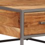 Mesa de centro de madera maciza de acacia 75x75x35 cm de vidaXL, Mesas de centro - Ref: Foro24-247585, Precio: 155,17 €, Desc...