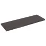 Estante pared madera roble tratada marrón oscuro 120x40x(2-4)cm by vidaXL, Shelves and shelves - Ref: Foro24-363814, Price: 3...