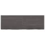 Estante pared madera roble tratada marrón oscuro 120x40x(2-4)cm by vidaXL, Shelves and shelves - Ref: Foro24-363814, Price: 3...