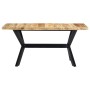 Esstisch aus massivem Mangoholz 160x80x75 cm von vidaXL, Küchen- und Esstische - Ref: Foro24-247433, Preis: 331,32 €, Rabatt: %