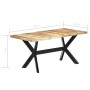 Esstisch aus massivem Mangoholz 160x80x75 cm von vidaXL, Küchen- und Esstische - Ref: Foro24-247433, Preis: 331,32 €, Rabatt: %