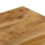 Mesa de centro madera maciza de mango y acero 100x50x35 cm de vidaXL, Mesas de centro - Ref: Foro24-247337, Precio: 167,34 €,...
