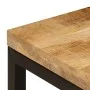 Mesa de centro madera maciza de mango y acero 100x50x35 cm de vidaXL, Mesas de centro - Ref: Foro24-247337, Precio: 167,34 €,...