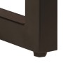 Couchtisch aus massivem Mangoholz und Stahl 100x50x35 cm von vidaXL, Couchtisch - Ref: Foro24-247337, Preis: 170,43 €, Rabatt: %