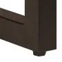 Mesa de centro madera maciza de mango y acero 100x50x35 cm de vidaXL, Mesas de centro - Ref: Foro24-247337, Precio: 167,34 €,...