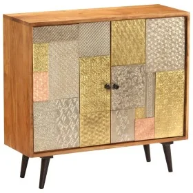 Solid acacia wood sideboard 80x30x75 cm by vidaXL, Sideboards - Ref: Foro24-247683, Price: 317,23 €, Discount: %